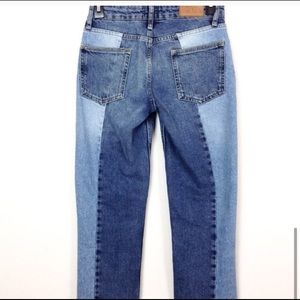Urban two tone jeans
